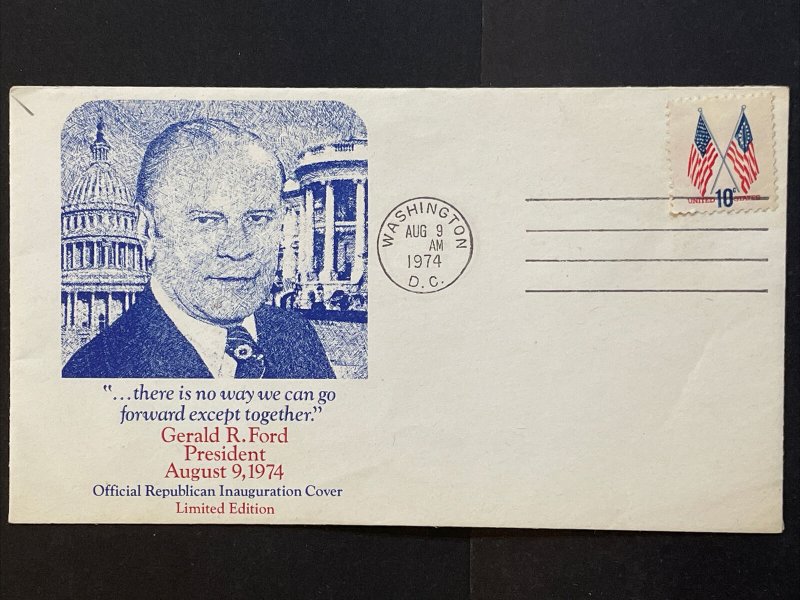 1974 NIxon-Ford-Rockefeller Resignation and Inauguration Covers