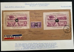 1939 USA First Trans Atlantic Flight Cover To London England Imperial Airways