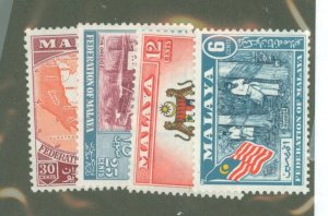 Malaya #80-3 Mint (NH) Single (Complete Set)
