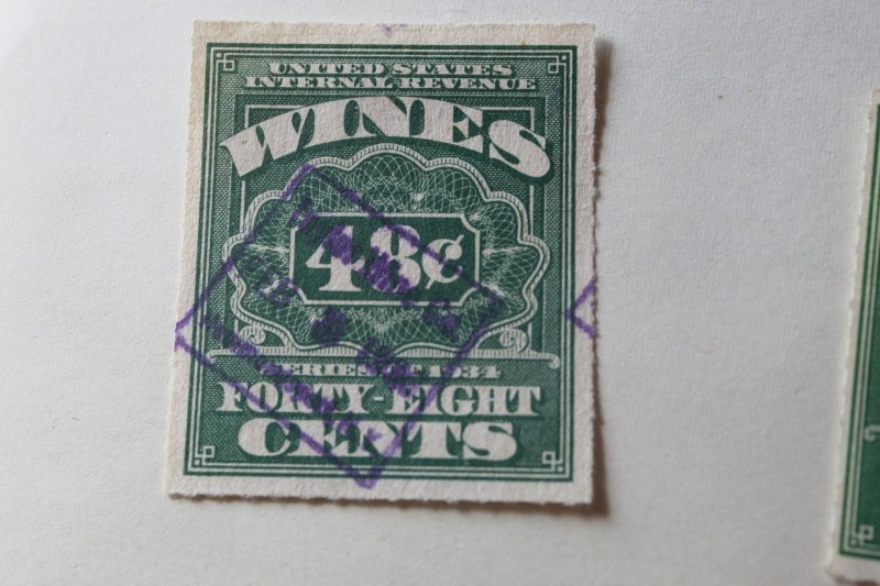 US WINE REVENUE RE103 USED