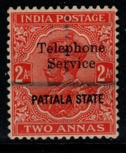 INDIA-PATIALA SGOT22 1935 2a VERMILION USED