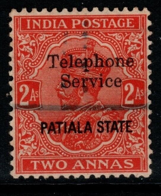 INDIA-PATIALA SGOT22 1935 2a VERMILION USED