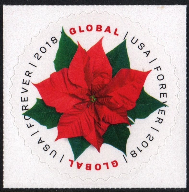 SC#5311 (Forever Global) Poinsettia Single (2018) SA