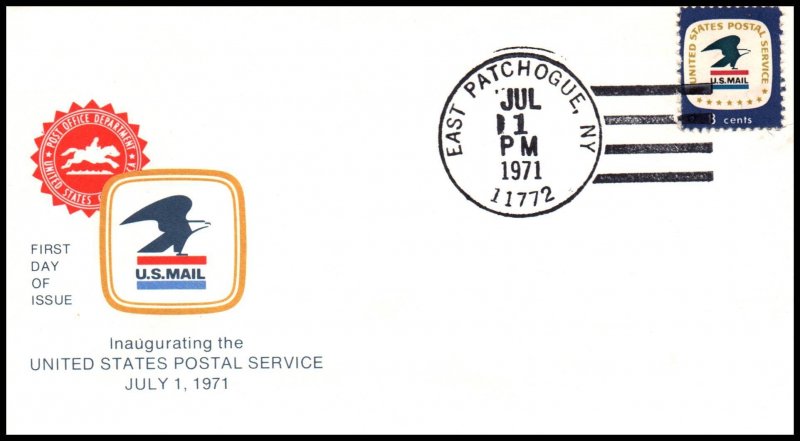 US 1396 USPS East Patchogue,NY USPS U/A FDC