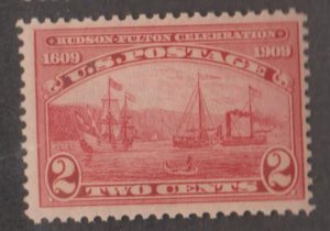 U.S. Scott #372 Hudson-Fulton 1809-1909 Stamp - Mint NH Single