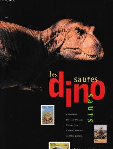 Canada 1993 International Dinosaur Stamps Souvenir Booklet. + Australia & New Z.