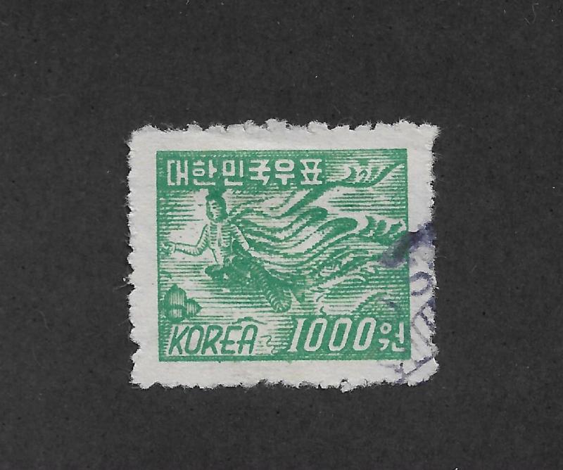 Korea Scott # 187C ,F-VF Used,nice color,scv $30, see pic !