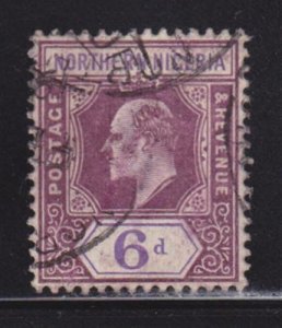 Northern Nigeria Scott #24 VF-used neat cancel nice colors scv $ 65 ! see pic !
