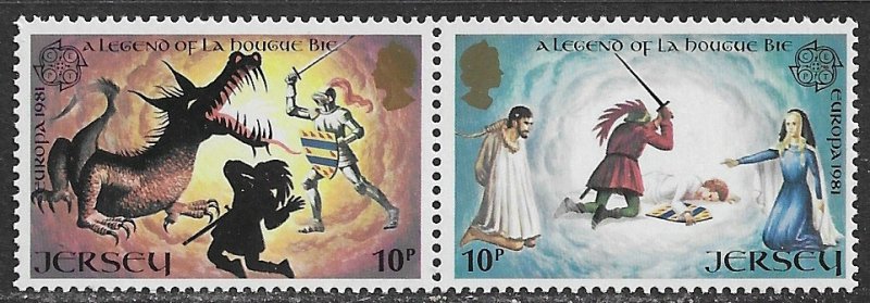 Jersey ~ Scott # 272a ~ MNH ~ Europa (Legends)