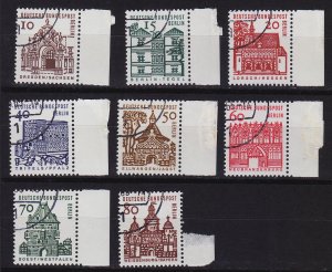 GERMANY BERLIN [1964] MiNr 0242-49 ex ( O/used ) [01] Architektur Rand