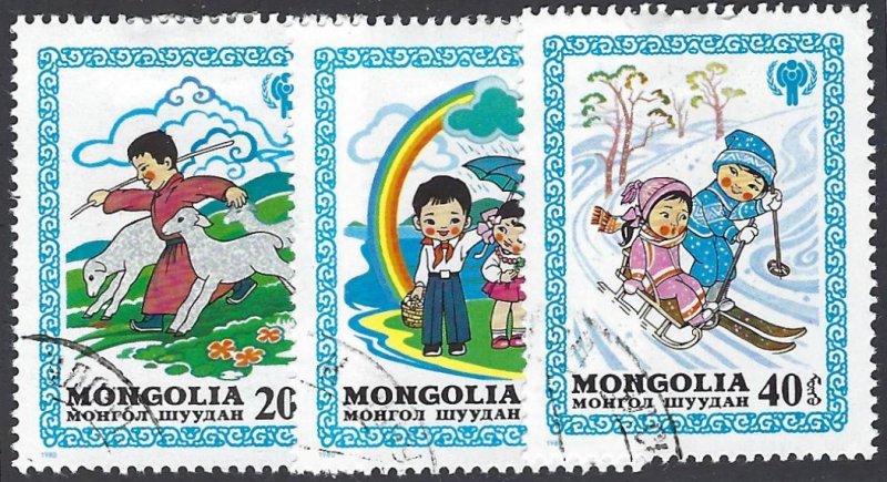 Mongolia 1147-49 used, BIN $0.75