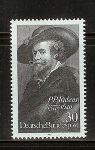 Germany 1250 Set MNH Rubens, Self Portrait (F)