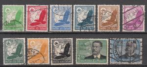 Germany - 1934 Air stamp complete set  Sc# C46/C56 (9708)