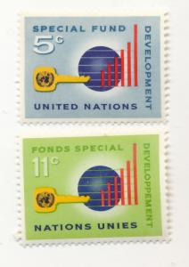 United Nations 1965 - Scott 137 & 138 (2) MNH - Special fund