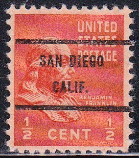 Precancel - San Diego, CA PSS 803-71 - Bureau Issue
