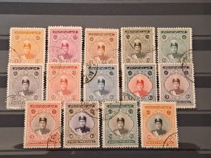 Iran 667-680 postally used complete set 1924-5