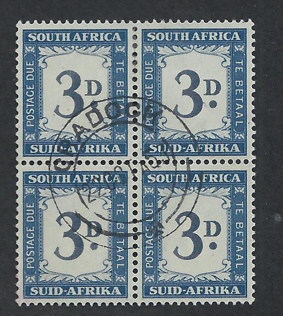 SOUTH AFRICA SC# J42 F-VF U 1950 B/4