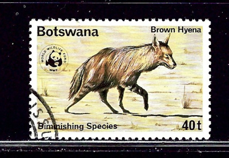 Botswana 186 Used 1977 Hyena