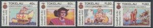 Tokelau Islands  SC# 182-185 MNH Columbus America Discovery see details & sca...