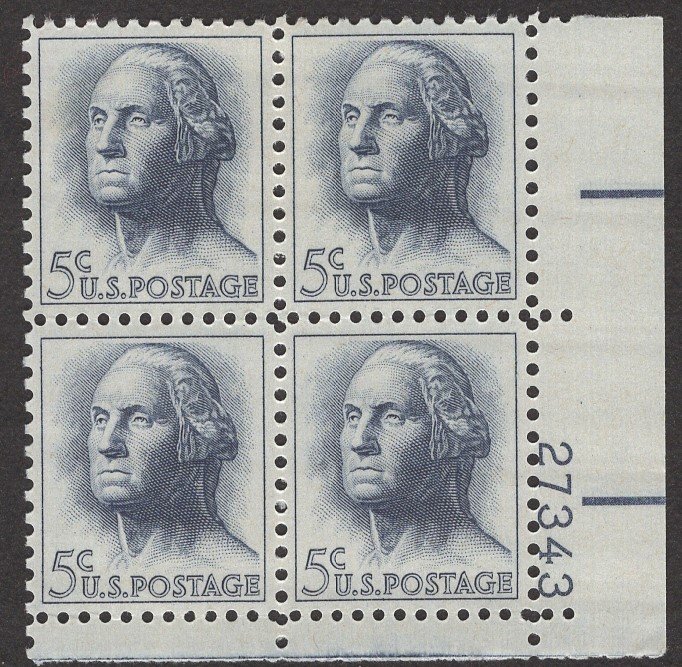 Scott 1213 MNH, OG F/FV PB of 4