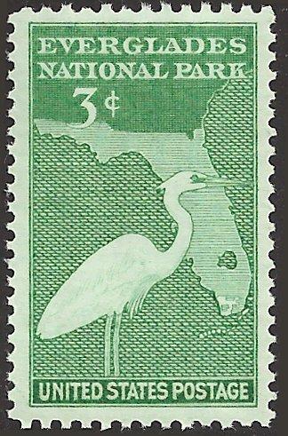 # 952 MINT NEVER HINGED EVERGLADES NATIONAL PARK