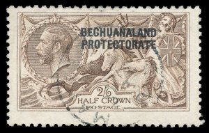 Bechuanaland 1916 KGV Seahorses 2s6d grey-brown VFU. SG 85. Sc 92a.