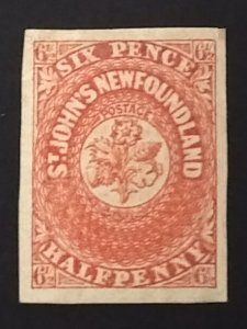 Newfoundland 7 VF H Unused (Part OG) ** See Certificate **