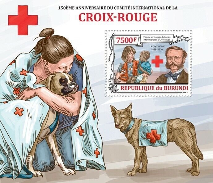 BURUNDI 2013 - Red Cross S/S. Official issues.