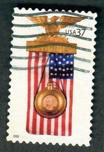 3777 Old Glory Booklet Issue used Single