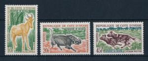 [64040] Ivory Coast 1963 Wild Life - Warthog, Hyena From Set MLH