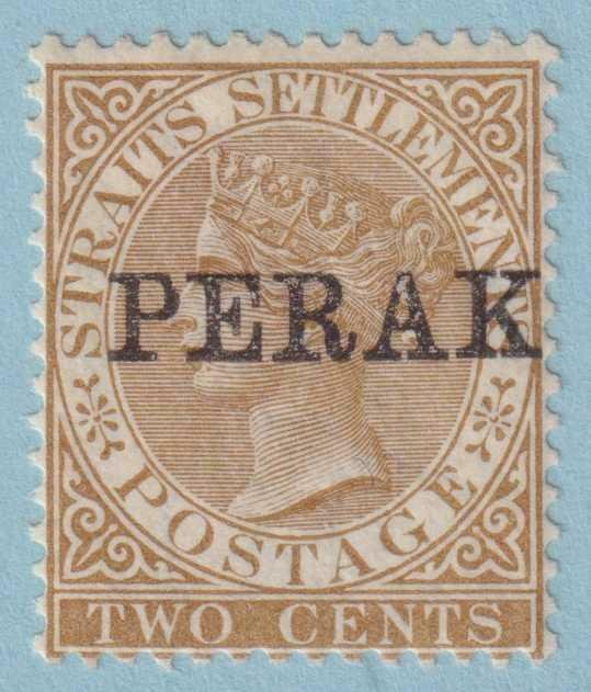 MALAYA - PERAK 2 MINT HINGED OG * NO FAULTS VERY FINE! - HRW