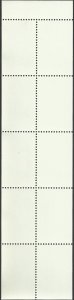 # 2501-2505 UNFOLDED PANE PL# 1 MINT NEVER HINGED ( MNH ) INDIAN HEADDRESS