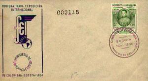 Colombia, First Day Cover