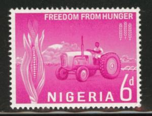 Nigeria Scott 142 MH* 1963 FAO Tractor stamp