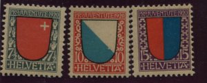 SWITZERLAND  B15-17  MNH