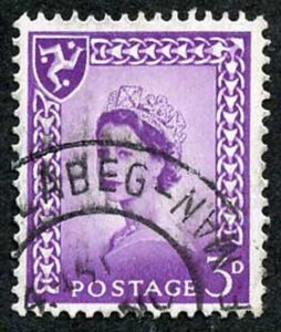 IOM SG2a 3d Deep Lilac on Chalky Paper Fine used cat from 6.50 pounds