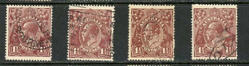 Australia 24 Used (With Perfins) (You Pick)