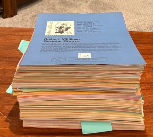 USPS 1982 thru 1989 quantity of  500  +|- FDC 8 lbs. High $ little duplication.