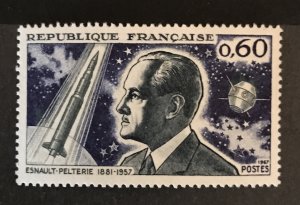 France 1967 #1184, Robert Esnault-Pelterie, MNH.