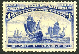 U.S. #233 MINT OG HR