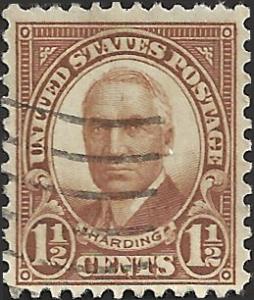 # 684 USED BROWN WARREN G. HARDING