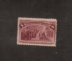 USA #236 Mint Fine - Very Fine Never Hinged