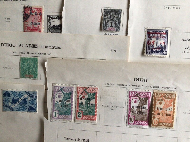 13 world vintage stamps shown on stamps page Ref 60243