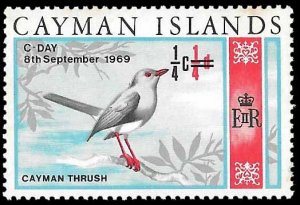 Cayman SC 227 * Cayman Thrush * MNH * 1969