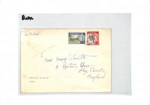 JAMAICA QEII Pictorials 1962 Cover *CROSS ROADS* CDS Airmail Ely {samwells}BU246