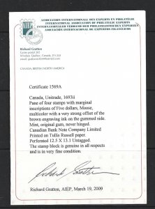 CANADA 2005 - $5.00 DOLLAR MOOSE  WITH STRONG GUM OFFSET -  SCOTT 1683ii - MNH