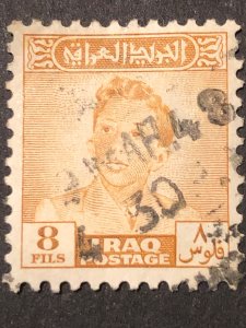 Iraq postage 8 fils, stamp mix good perf. Nice colour used stamp hs:2