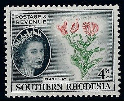 [67033] Zimbabwe Southern Rhodesia 1953 Flora Flowers Blumen From Set MNH