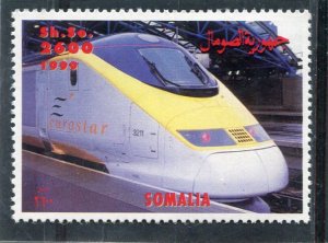 Somalia 1999 SPEED TRAINS 1 stamp Perforated Mint (NH)