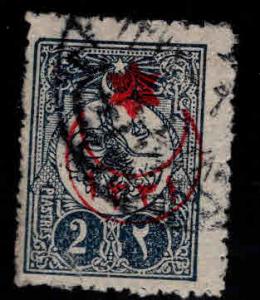 TURKEY Scott 320 Used overprint on type A21 stamp of 1909